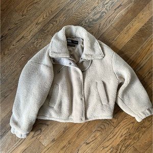 ZARA Fleece Bomber